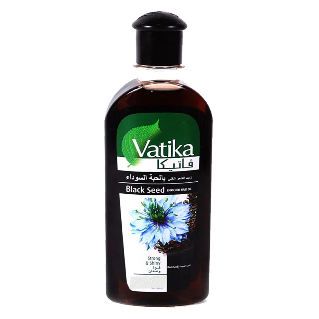 Vatika Black Seed Enriched Strong & Shiny Hair Oil, 100ml - Image 2