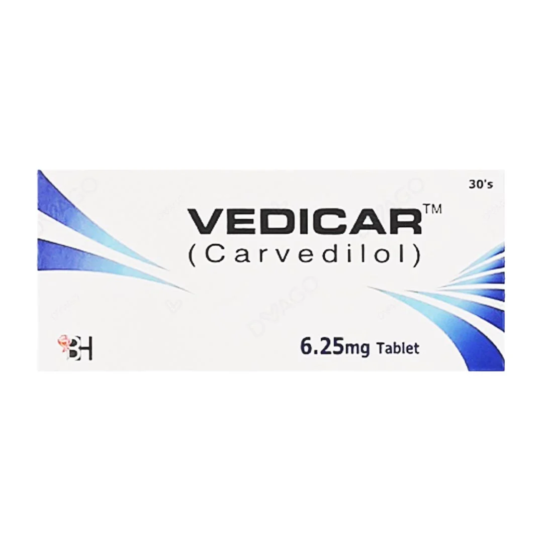 Vedicar (Carvedilol) 6.25mg, 30 Ct - Barrett Hodgson