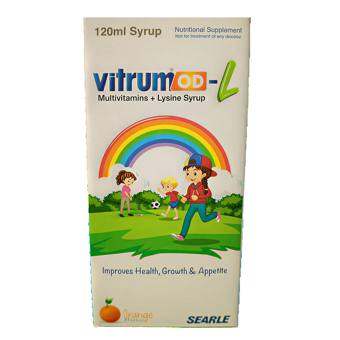 Vitrum OD-L Syrup, 120ml - Searle