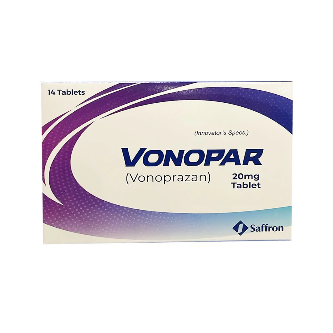 Vonopar Tablets 20mg, 14 Ct - Saffron