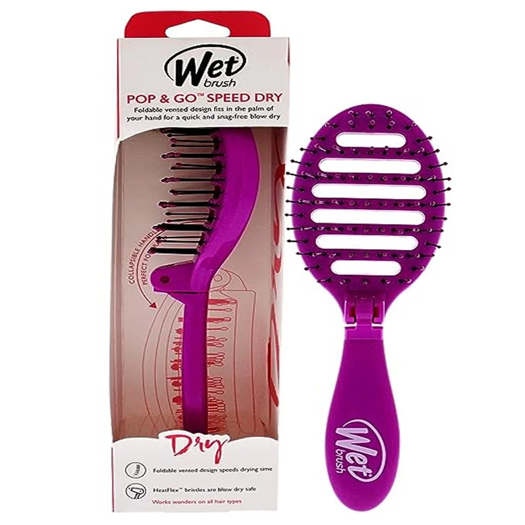 Wet Brush Pop & Go Speed Dry Hair Brush Purple
