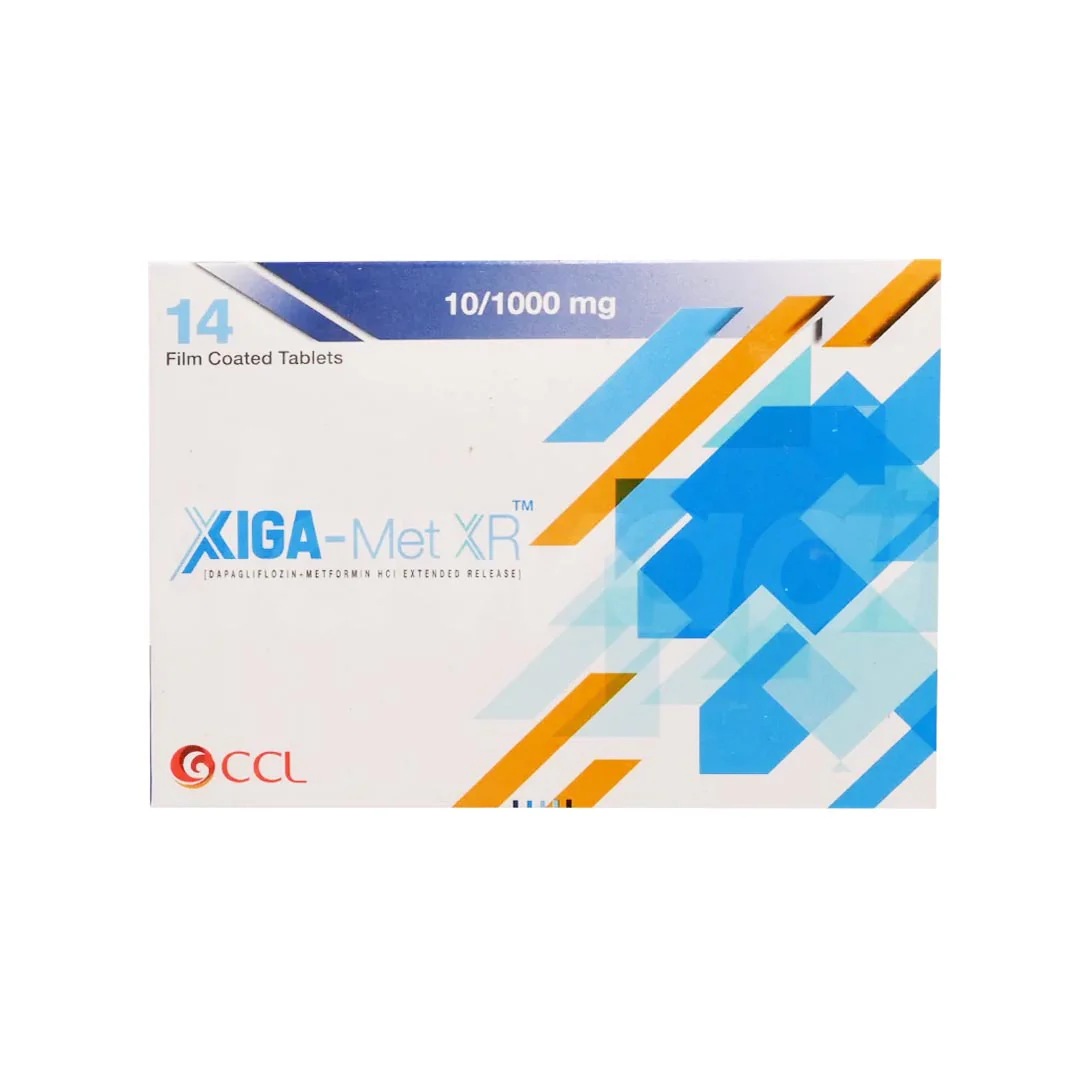 Xiga Met XR (Dapagliflozin/Metformin) 10/1000mg, 14 Ct - CCL