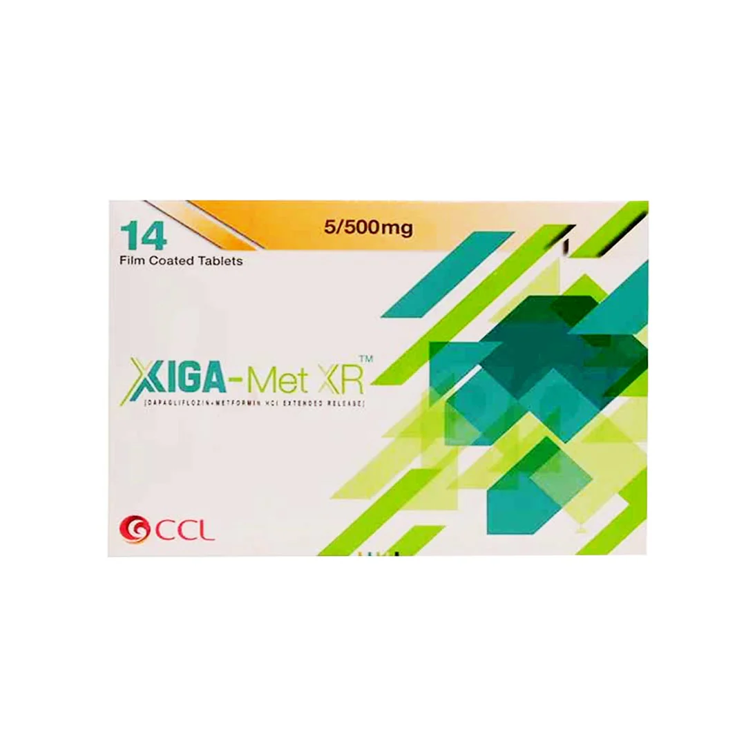Xiga Met XR (Dapagliflozin/Metformin) 5/500mg, 14 Ct - CCL