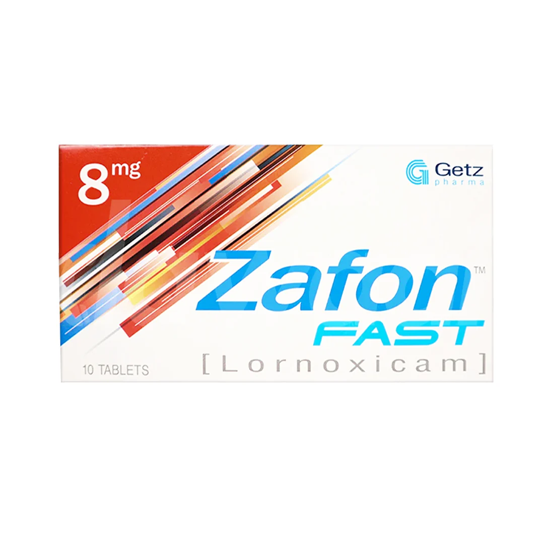 Zafon Fast (Lornoxicam) 8 mg, 10 Ct - Getz Pharma