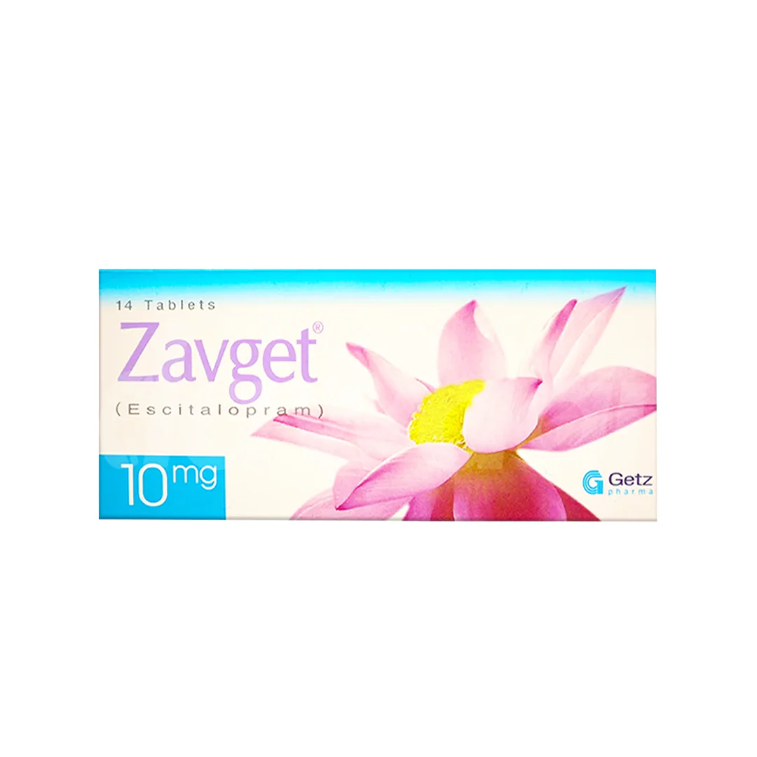 Zavget (Escitalopram) 10mg, 14 Ct - Getz Pharma