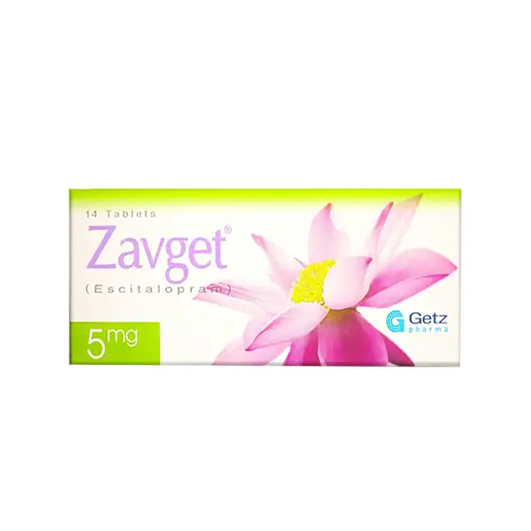 Zavget (Escitalopram) 5 mg, 14 Ct - Getz Pharma