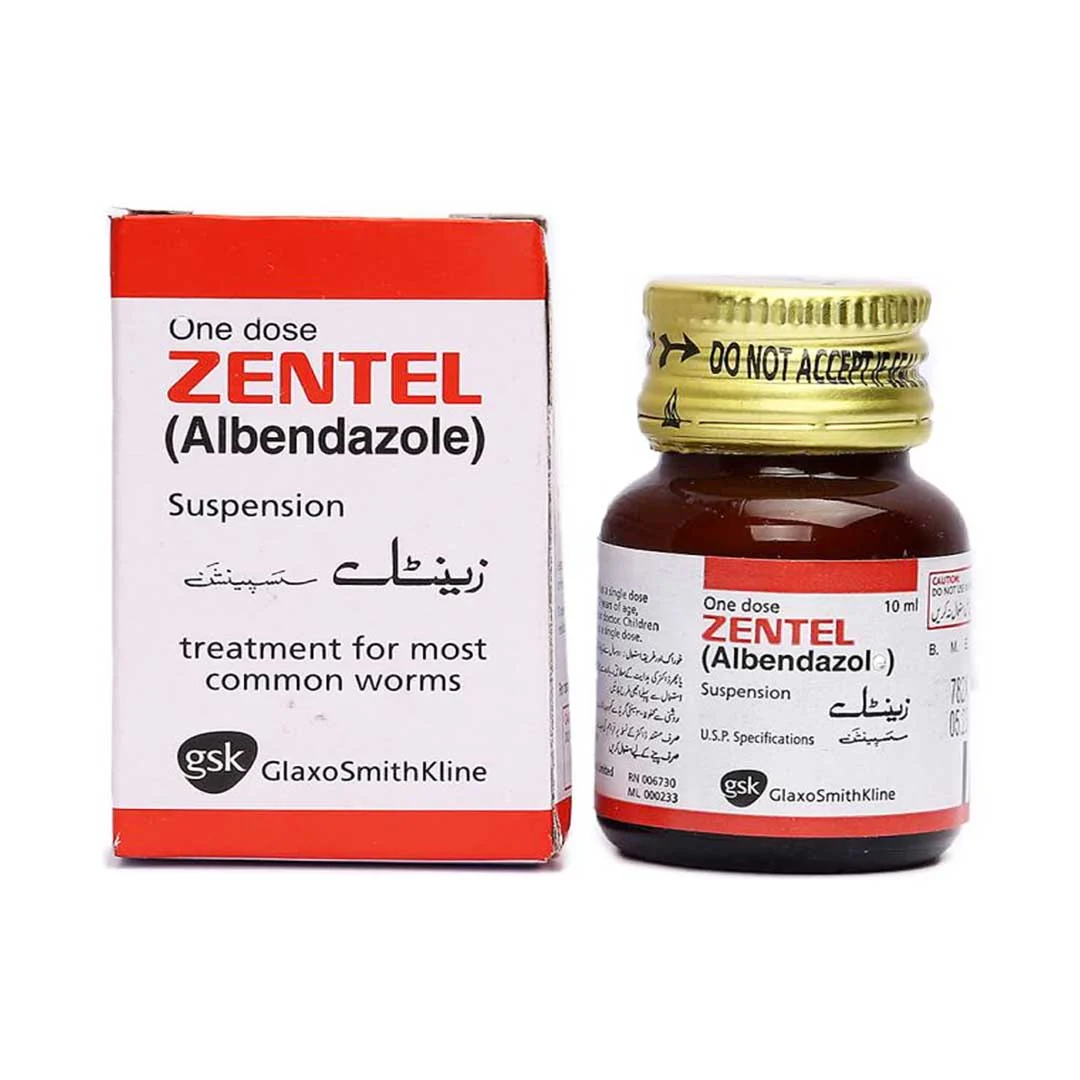 Zentel (Albendazole) 10ml, 1 Ct - GSK