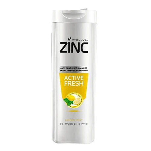 Zinc Anti-Dandruff Active Fresh Shampoo, 340 ml