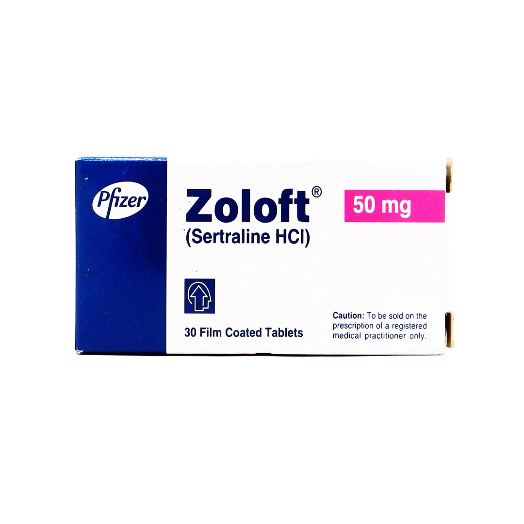 Pfizer Zoloft (Sertraline) 50mg, 30 Ct